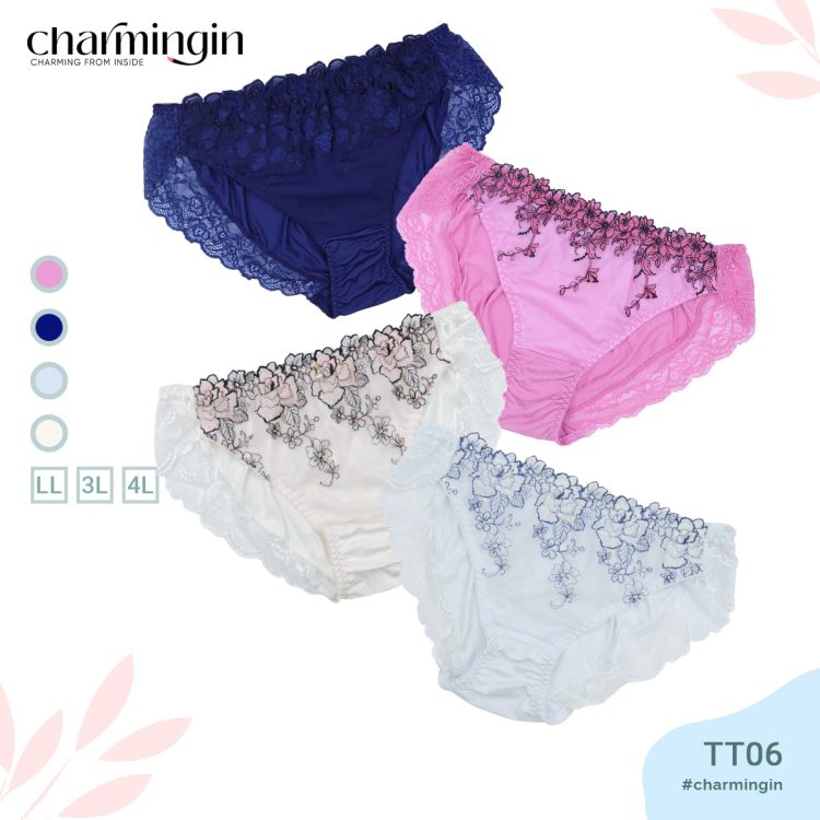 Quần lót ren thun siêu mềm mịn sang trọng quý phái size LL, 3L, 4L - QLTT0006