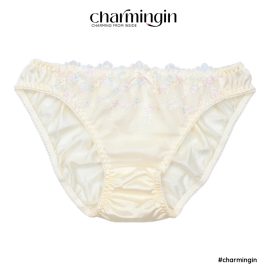 Quần lót dệt kim cao cấp ren thêu hoa nhí dễ thương size M, L - QLDK0135