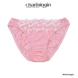 Quần lót dệt kim cao cấp ren thêu hoa nhí dễ thương size M, L - QLDK0135