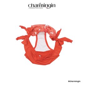 Bộ lót Giáng sinh đỏ Noel không gọng cotton satin lụa bóng cá tính freesize - BL0010