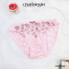 Quần lót dệt kim cao cấp siêu mềm mịn ren hoa dễ thương size M, L - QLDK0155
