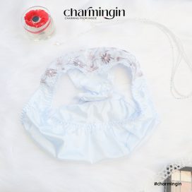 Quần lót dệt kim cao cấp siêu mềm mịn ren hoa dễ thương size M, L - QLDK0155