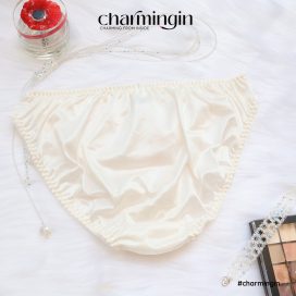 Quần lót dệt kim cao cấp siêu mịn ren thêu hoa quý phái size M, L - QLDK0159