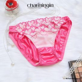Quần lót dệt kim cao cấp siêu mịn ren thêu hoa quý phái size M, L - QLDK0159