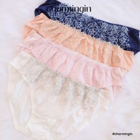 Quần lót dệt kim cao cấp siêu mềm mịn ren hoa sang trọng size M, L, LL - QLDK0165