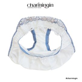 Quần lót dệt kim ren hoa viền lưới dễ thương thời trang size M, L, LL - QLDK0166