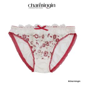 Quần lót dệt kim ren hoa viền lưới dễ thương thời trang size M, L, LL - QLDK0166