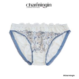 Quần lót dệt kim ren hoa viền lưới dễ thương thời trang size M, L, LL - QLDK0166