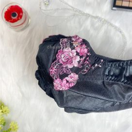 [SIZE LỚN] Quần lót dệt kim kiểu dáng cổ điển màu đen size 3L, 4L, 5L, 6L, 7L - QLDKCDDENB