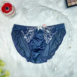 Quần lót dệt kim kiểu dáng cổ điển màu đen size S, M, L, LL - QLDKCDDENS