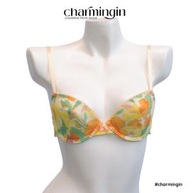 Áo lót cao cấp họa tiết nhiệt đới rực rỡ trẻ trung size B75 - AL0002
