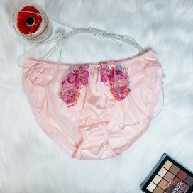 [SIZE LỚN] Quần lót dệt kim kiểu dáng cổ điển màu hồng size lớn 3L, 4L, 5L, 6L, 7L - QLDKCDHONGB75