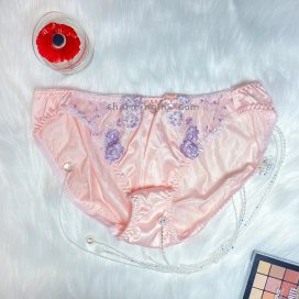 [SIZE LỚN] Quần lót dệt kim kiểu dáng cổ điển màu hồng size lớn 3L, 4L, 5L, 6L, 7L - QLDKCDHONGB75