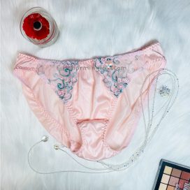 [SIZE LỚN] Quần lót dệt kim kiểu dáng cổ điển màu hồng size lớn 3L, 4L, 5L, 6L, 7L - QLDKCDHONGB75