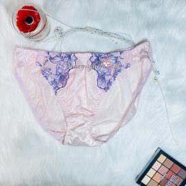 [SIZE LỚN] Quần lót dệt kim mềm mịn kiểu dáng cổ điển màu hồng size lớn 3L, 4L, 5L, 6L, 7L - QLDKCDHONGB85