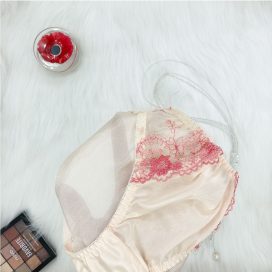 Quần lót dệt kim mềm mịn kiểu dáng cổ điển màu vàng/kem size S, M, L, LL - QLDKCDVANGS85