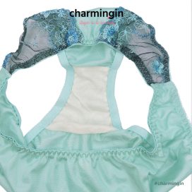 Quần lót dệt kim kiểu dáng cổ điển màu xanh lá size L, LL, 3L, 4L - QLDKCDXANHLA