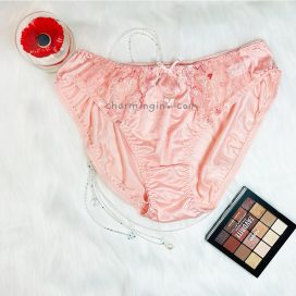 Quần lót dệt kim cao cấp siêu mềm mịn màu hồng size thường S, M, L, LL - QLDKSMHONGS