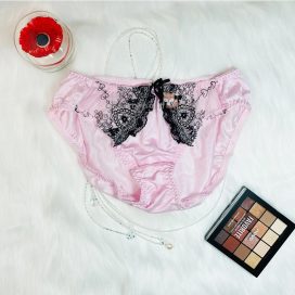 Quần lót dệt kim cao cấp siêu mềm mịn màu hồng size thường S, M, L, LL - QLDKSMHONGS