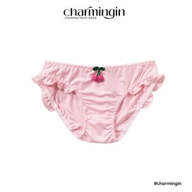 Quần lót lụa sữa siêu mềm hình cherry dễ thương size M, L - QLLS0001