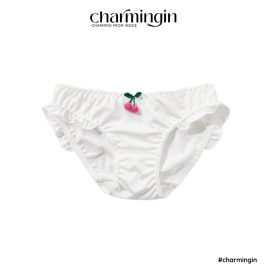 Quần lót lụa sữa siêu mềm hình cherry dễ thương size M, L - QLLS0001