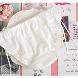 Quần lót công chúa cao cấp dây thắt nơ hoạ tiết ngôi sao dễ thương size M, L - QLLS0006