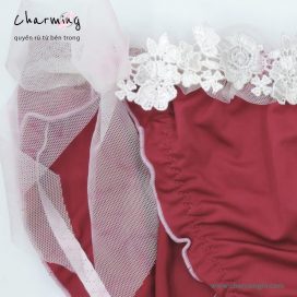 Quần lót công chúa ren hoa nơ hai bên hông xinh xắn - QLMF0004
