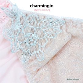 Quần lót cao cấp lấp lánh kim tuyến viền ren hoa thời trang size M, L, LL - QLMF0020