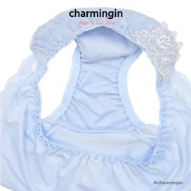 Quần lót cao cấp lấp lánh kim tuyến viền ren hoa thời trang size M, L, LL - QLMF0020