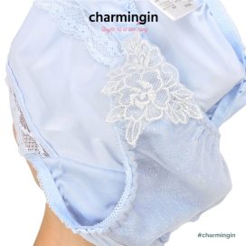 Quần lót cao cấp lấp lánh kim tuyến viền ren hoa thời trang size M, L, LL - QLMF0020