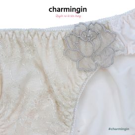 Quần lót cao cấp ren hoa hồng xinh xắn size M - QLMF0027