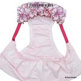 Quần lót mềm mịn ren hoa với dây hông quyến rũ size M - QLMF0029