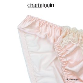 Quần lót phối satin lụa bóng sang trọng lưng co giãn size M, L - QLMF0039