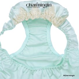 Quần lót phối satin lụa bóng sang trọng lưng co giãn size M, L - QLMF0039