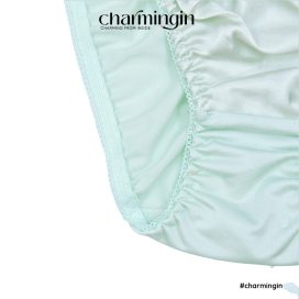 Quần lót phối satin lụa bóng sang trọng lưng co giãn size M, L - QLMF0039