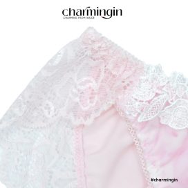 Quần lót cao cấp viền ren màu pastel mềm mịn size M, L, LL - QLMF0045