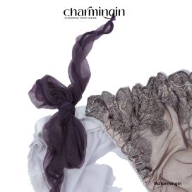 Quần lót mềm mịn ren hoa với dây hông cùng voan nơ đa phong cách size M, L - QLMF0046