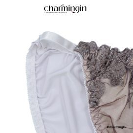 Quần lót mềm mịn ren hoa với dây hông cùng voan nơ đa phong cách size M, L - QLMF0046
