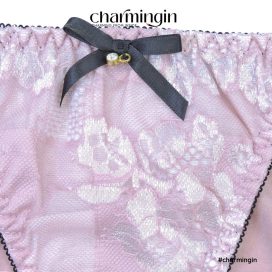Quần lót microfiber dây hông viền ren thời trang size M, L - QLMF0047