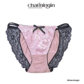 Quần lót microfiber dây hông viền ren thời trang size M, L - QLMF0047