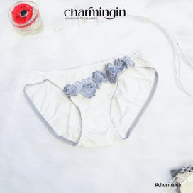 Quần lót microfiber thêu ren chéo thời trang size M, L, LL, 3L - QLMF0051