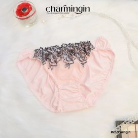 Quần lót microfiber ren thêu hoa sang trọng size M, L, LL - QLMF0053