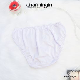 Quần lót microfiber mềm mịn ren thêu hoa dễ thương size M, L - QLMF0054