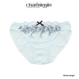 Quần lót microfiber mềm mịn ren thêu hoa dễ thương size M, L - QLMF0054
