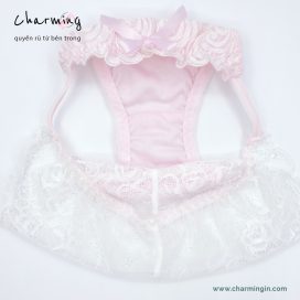 Quần lót ren dây hông kiểu công chúa sang trọng size M, L - QLRL0001