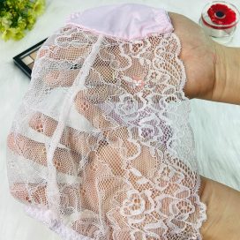 Quần lót ren dây hông kiểu công chúa sang trọng size M, L - QLRL0001