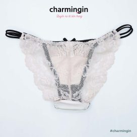 Quần lót ren nơ dây lưng đôi quyến rũ size L (form nhỏ) - QLRL0006