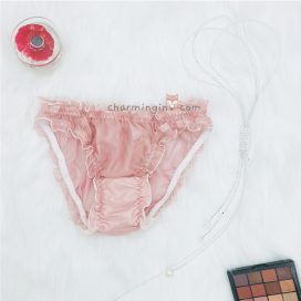 Quần lót voan xuyên thấu cao cấp sexy size M, L (dây cột rời) - QLRL0011