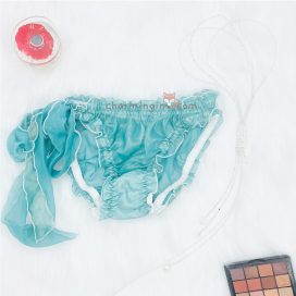 Quần lót voan xuyên thấu cao cấp sexy size M, L (dây cột rời) - QLRL0011