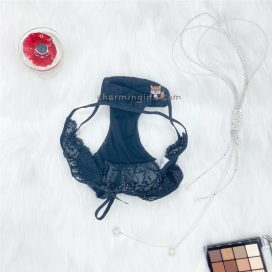 Quần lót ren không viền kiểu dáng dây nơ sexy quyến rũ size M, XL, XXL - QLRL0012